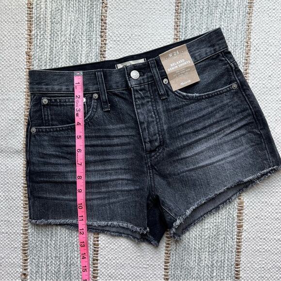 Madewell Relaxed Denim Shorts in Calverley Wash Women's Size 24 - Picture 3 of 9